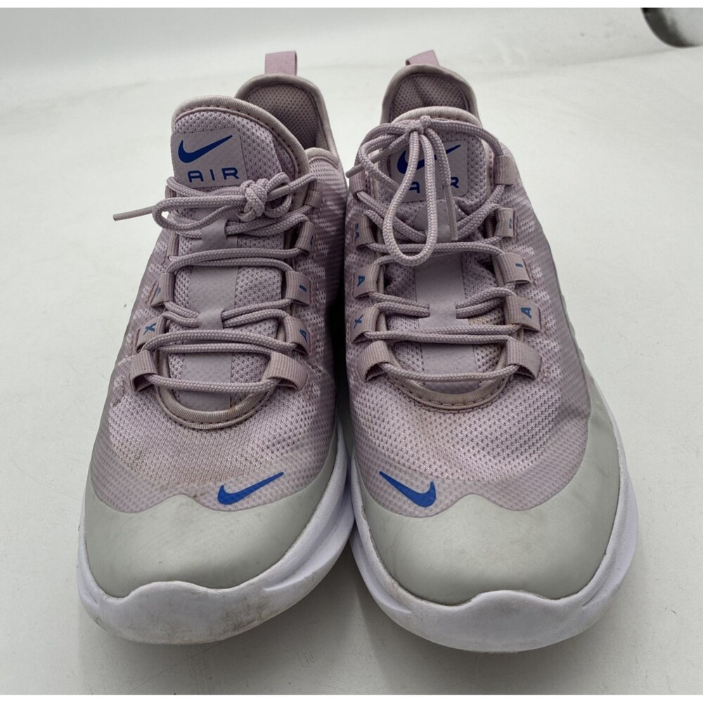 Nike Air Max Axis Size 7Y Iced Lilac Running Sneakers With Blue Nike Check .